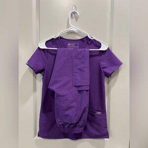 Figs Scrub Set Ultra Violet XXS